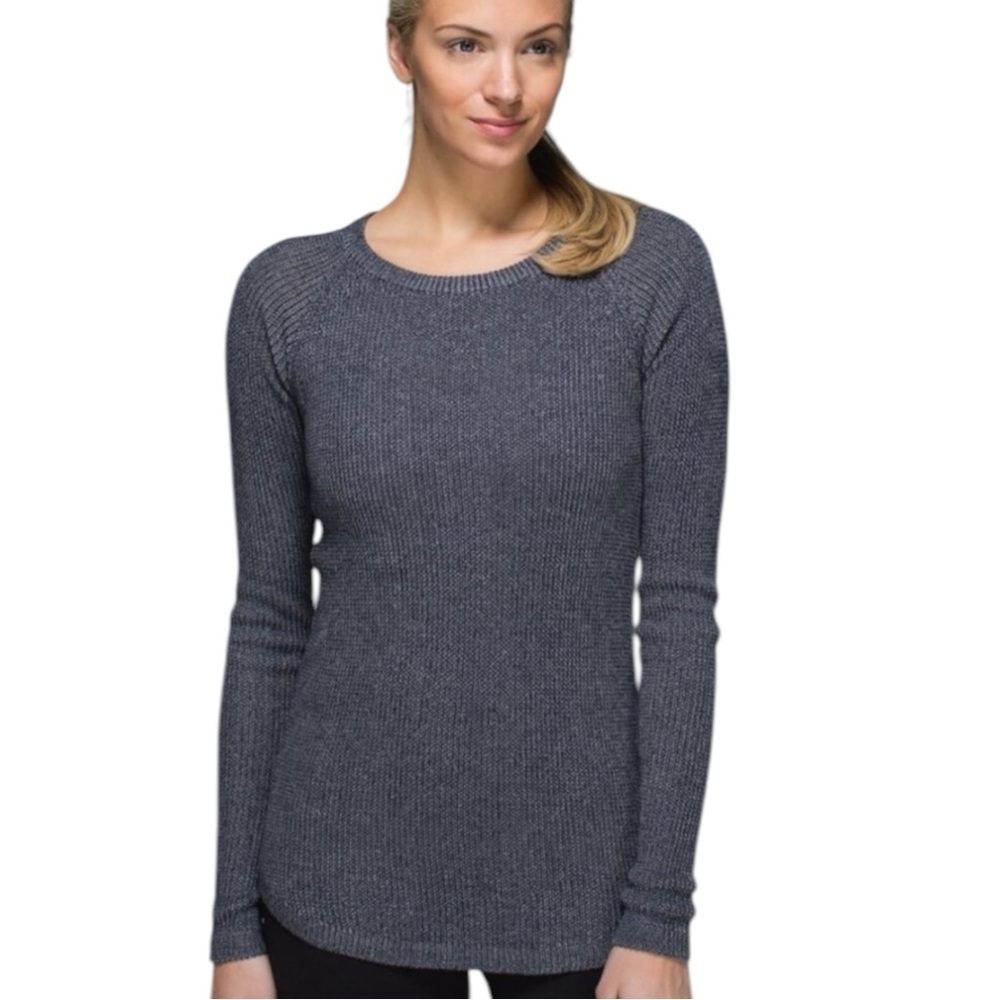 Lululemon Cabin Yogi Long Sleeve- Cashmere/Rayon Athleisure Sweater- Size 4